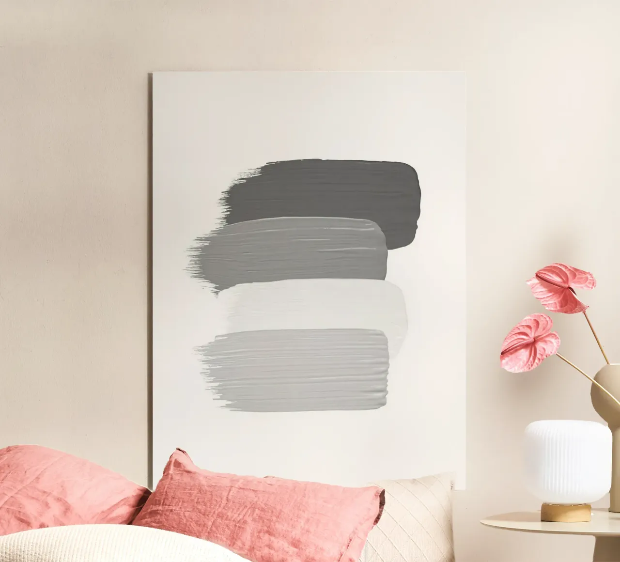 ink art gradient grey alluminio dibond da Keyn