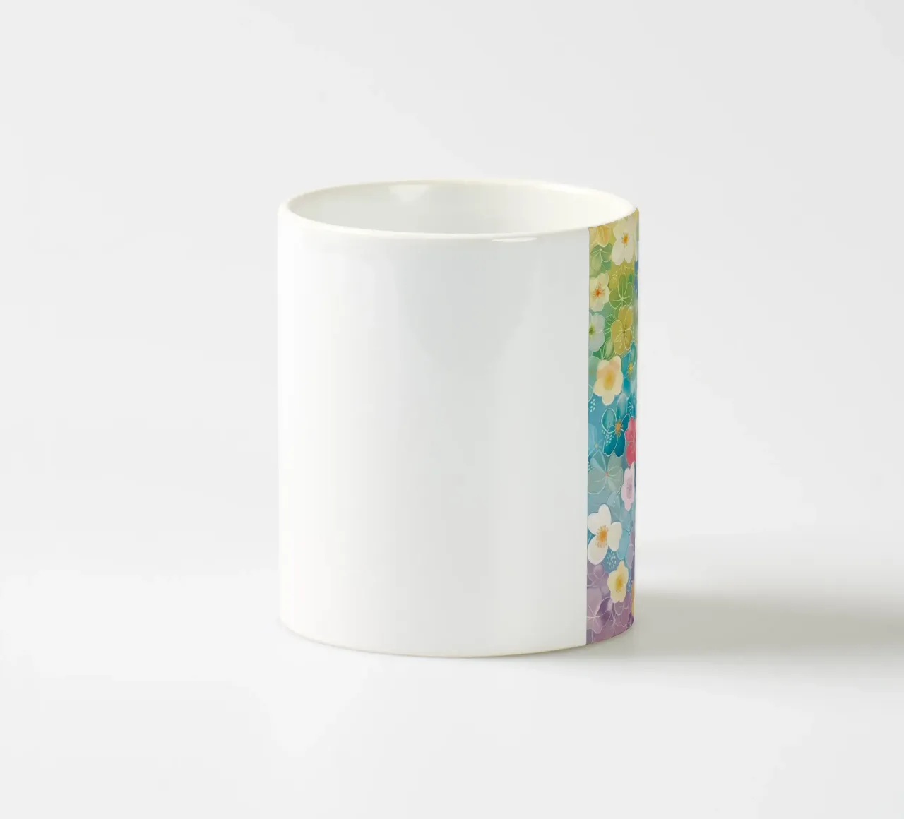 gradient color flower tazza in ceramica da Keyn