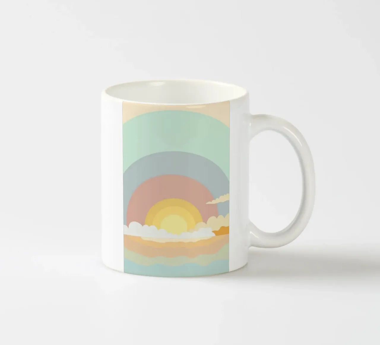 the sunlight gradient tazza in ceramica da feny