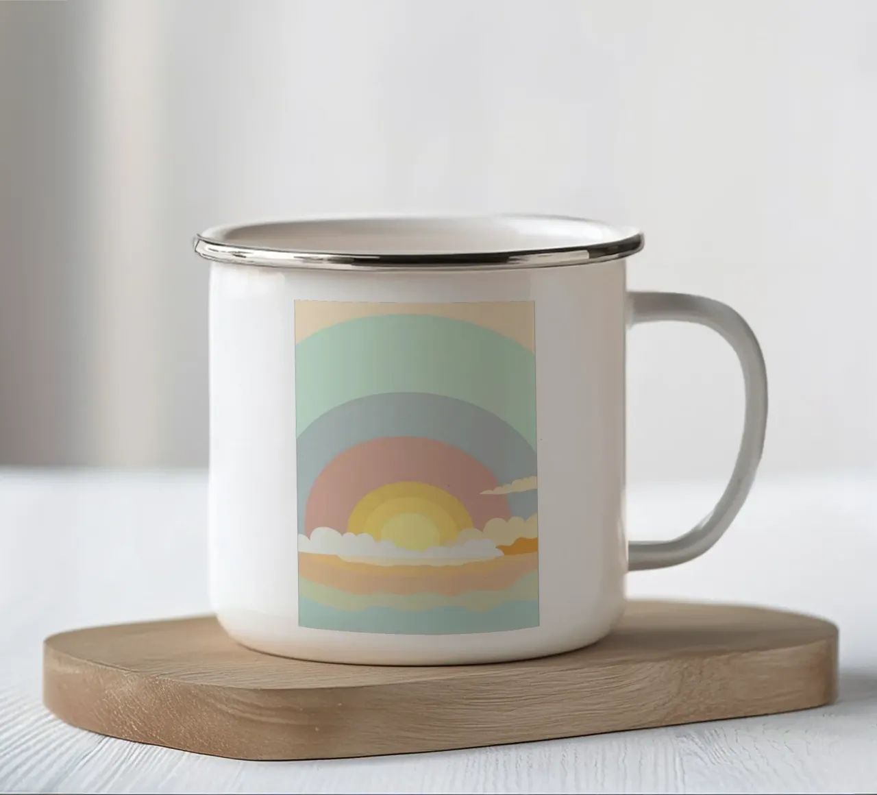 the sunlight gradient tazza in smalto da feny