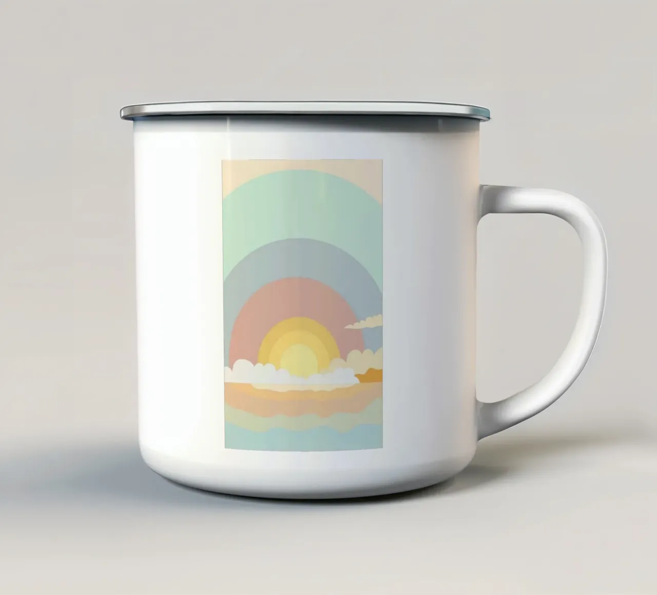 the sunlight gradient tazza in smalto da feny