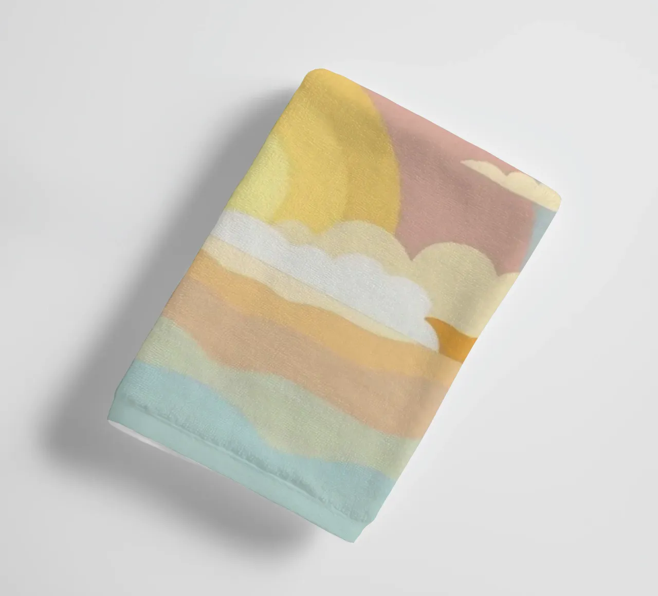 the sunlight gradient asciugamano da bagno da feny