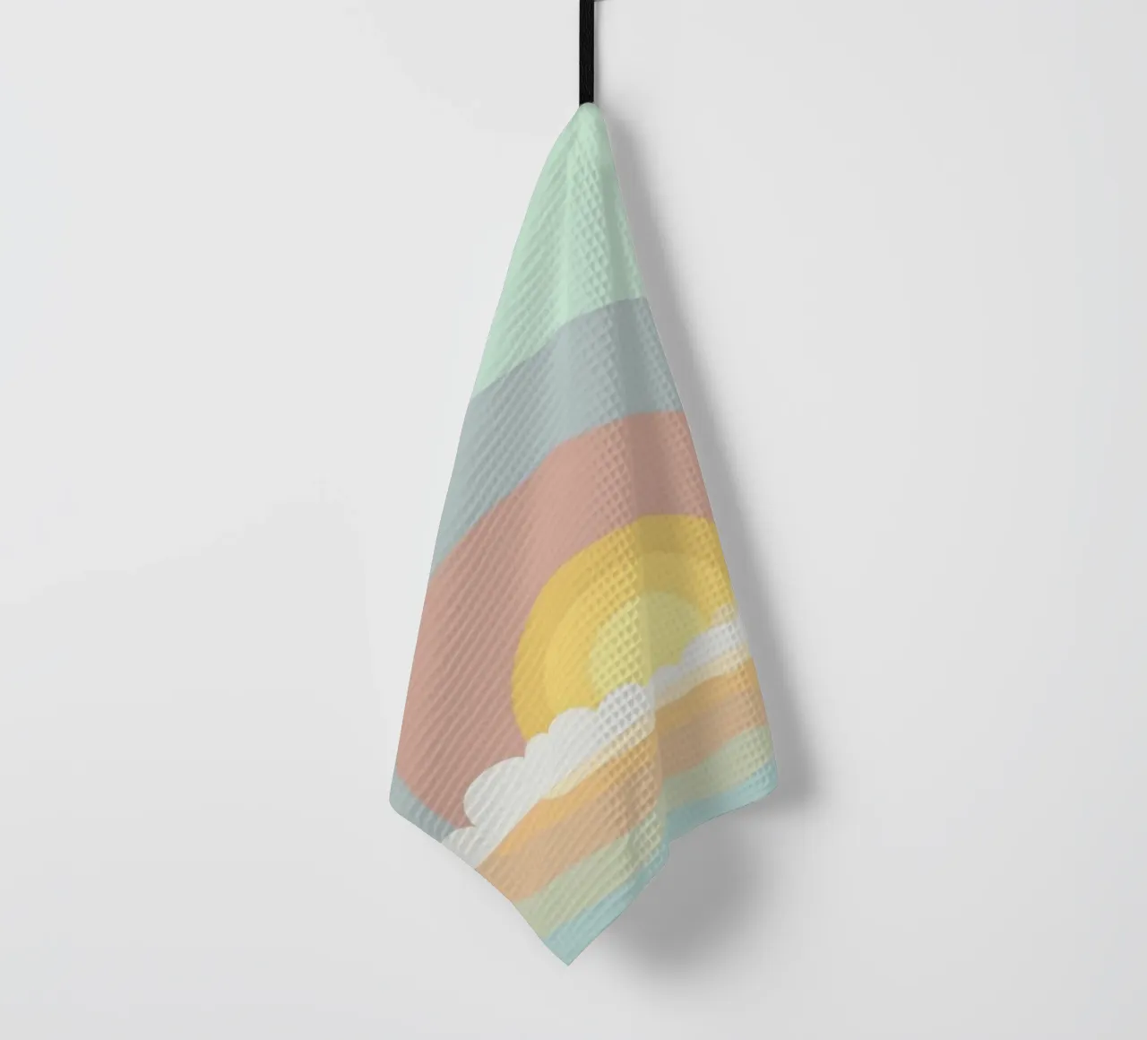the sunlight gradient canovaccio da cucina da feny