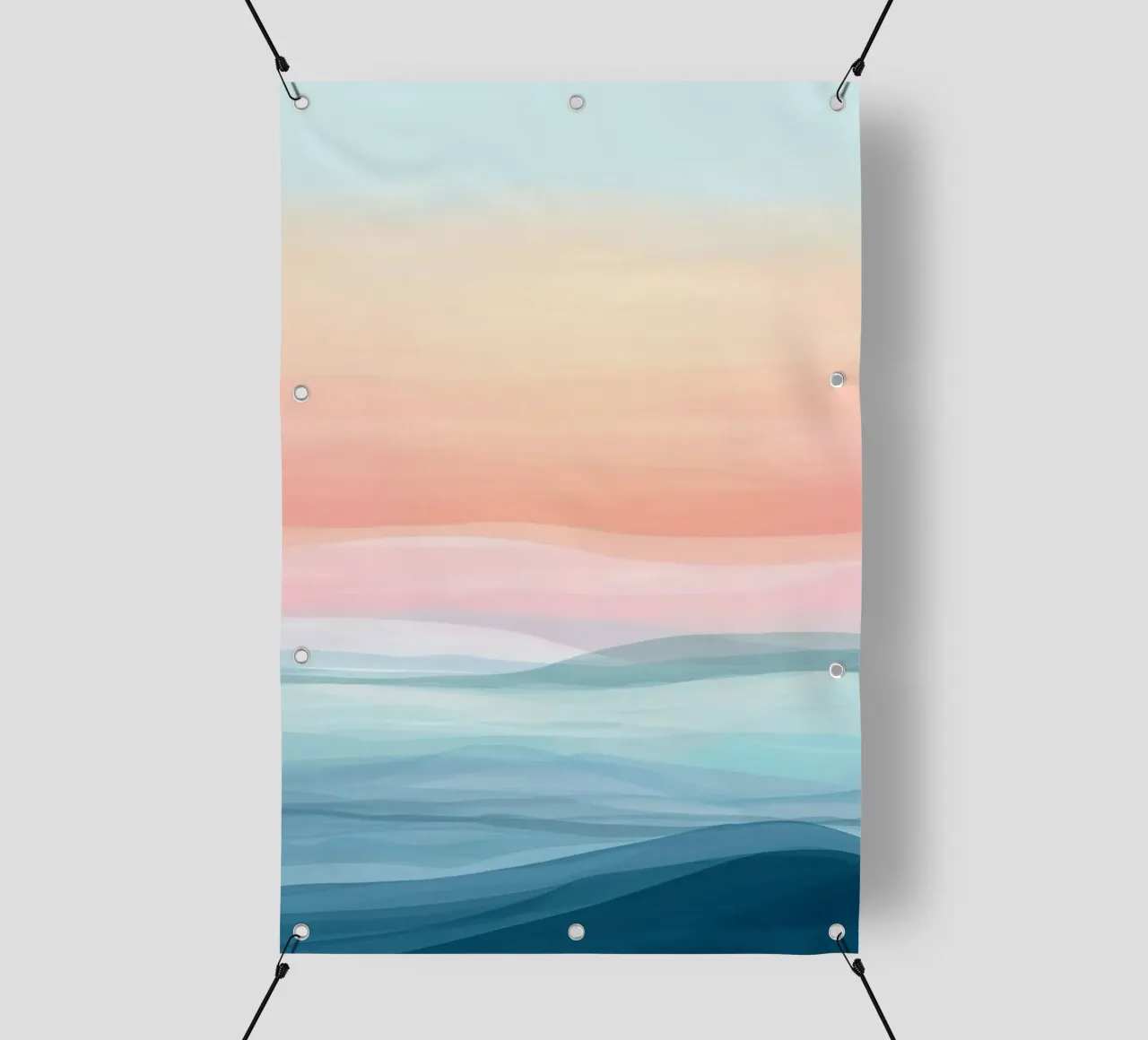 gradient wind clouds telo in pvc da Keyn