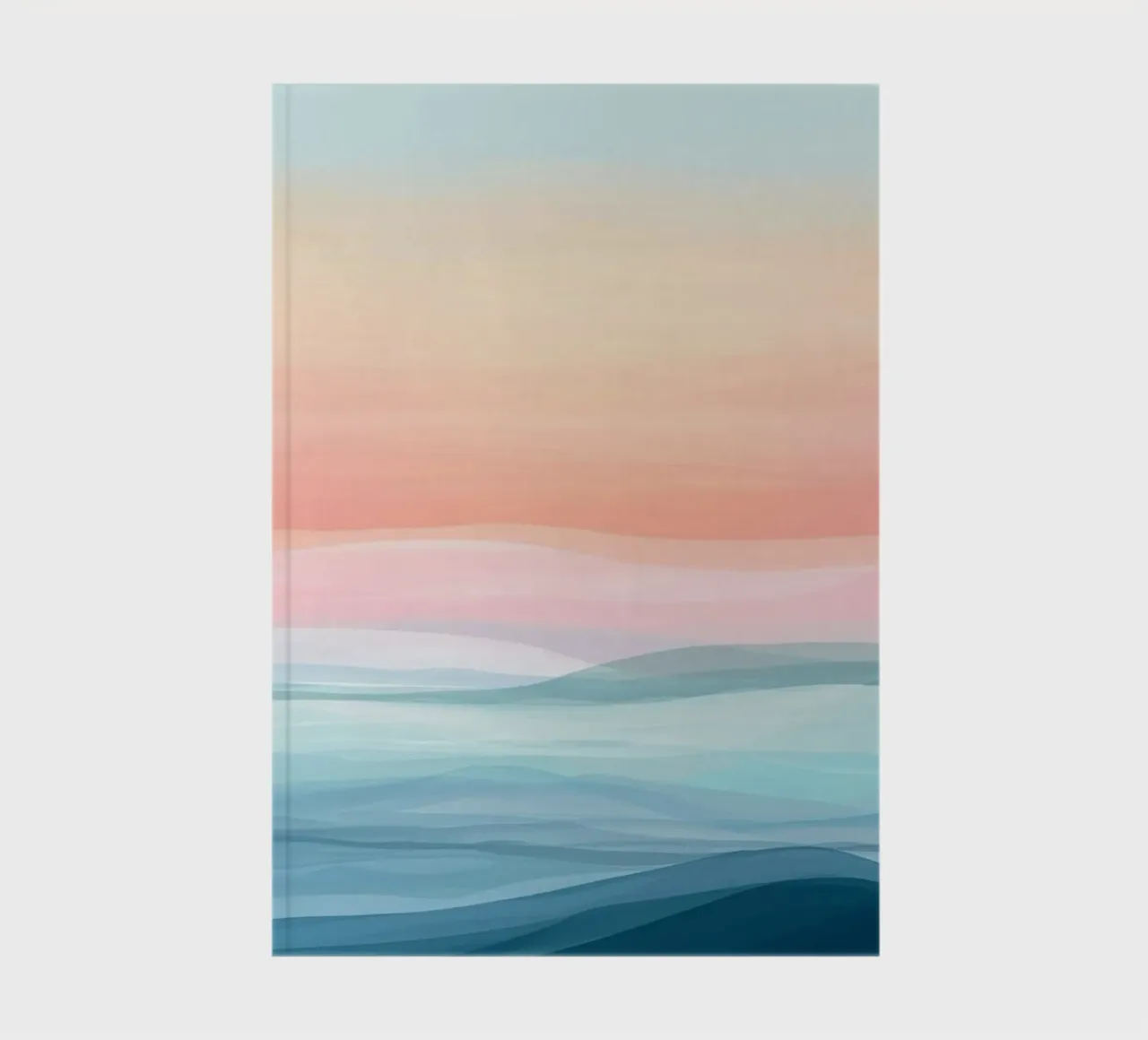 gradient wind clouds notebook by Keyn