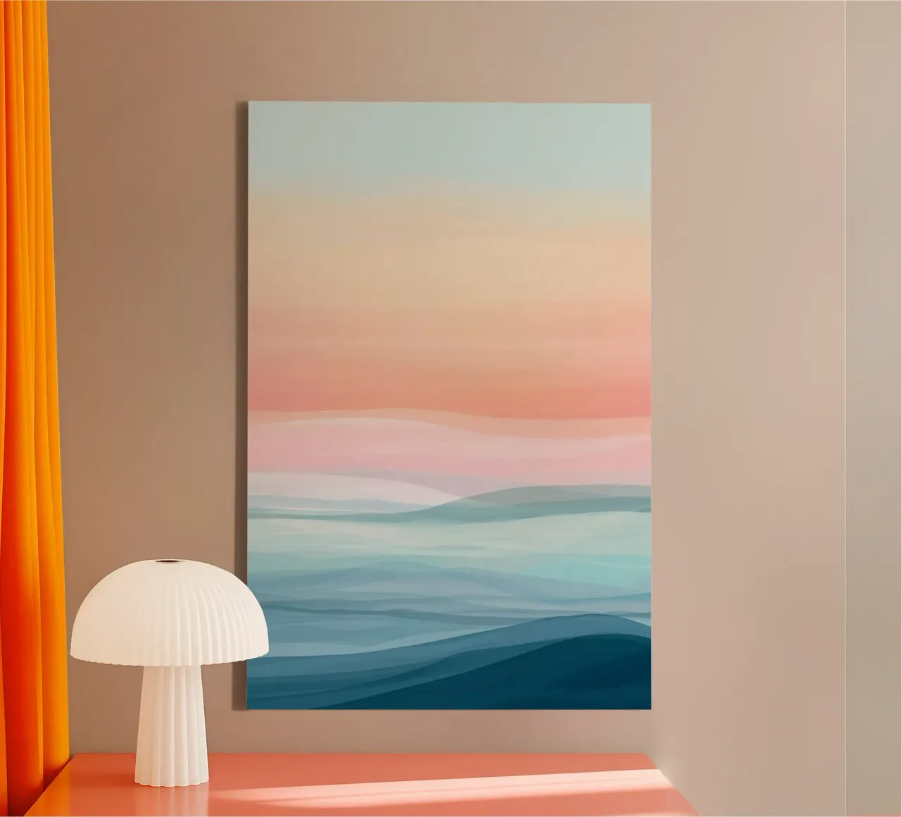 gradient wind clouds tela da Keyn