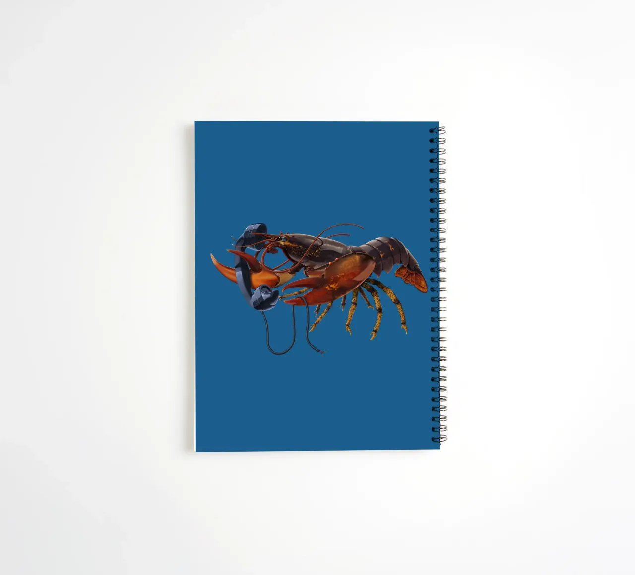 Calling Salvador (Coloured) spiral notebook by Rob Art | Illustration