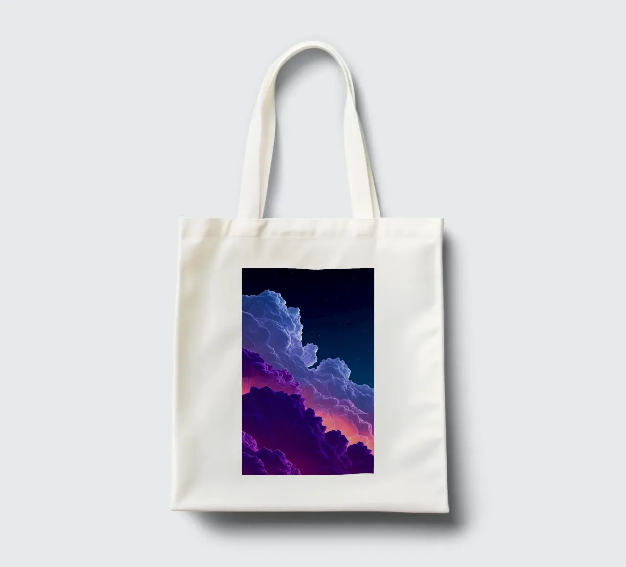 cloud wave gradient color borsa in juta da feny