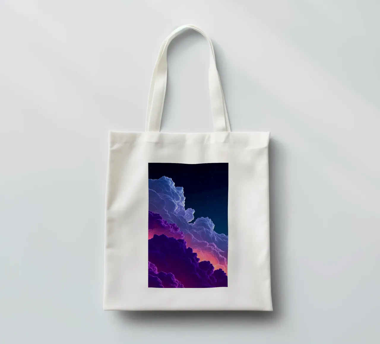 cloud wave gradient color borsa in juta da feny