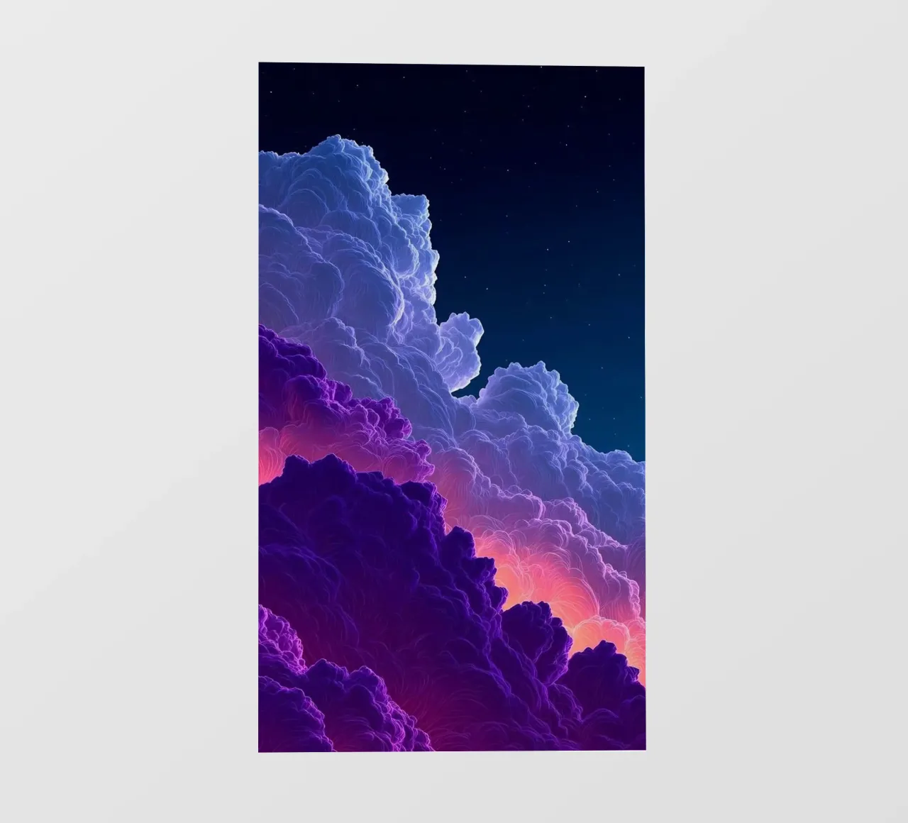 cloud wave gradient color pellicola backlit da feny