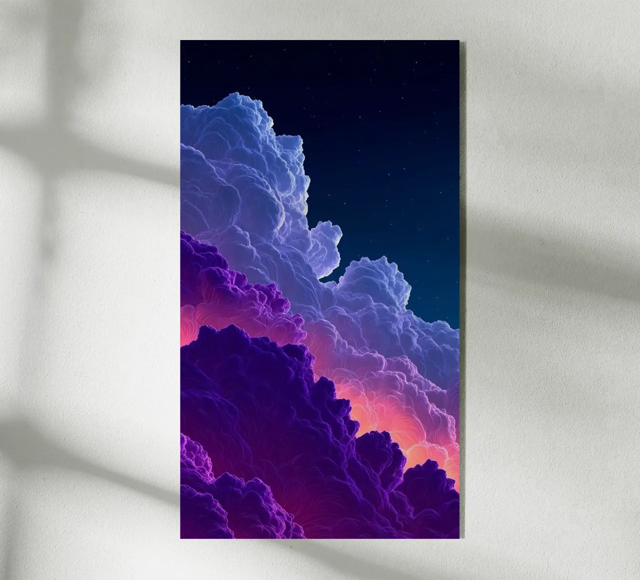 cloud wave gradient color plexiglass da feny
