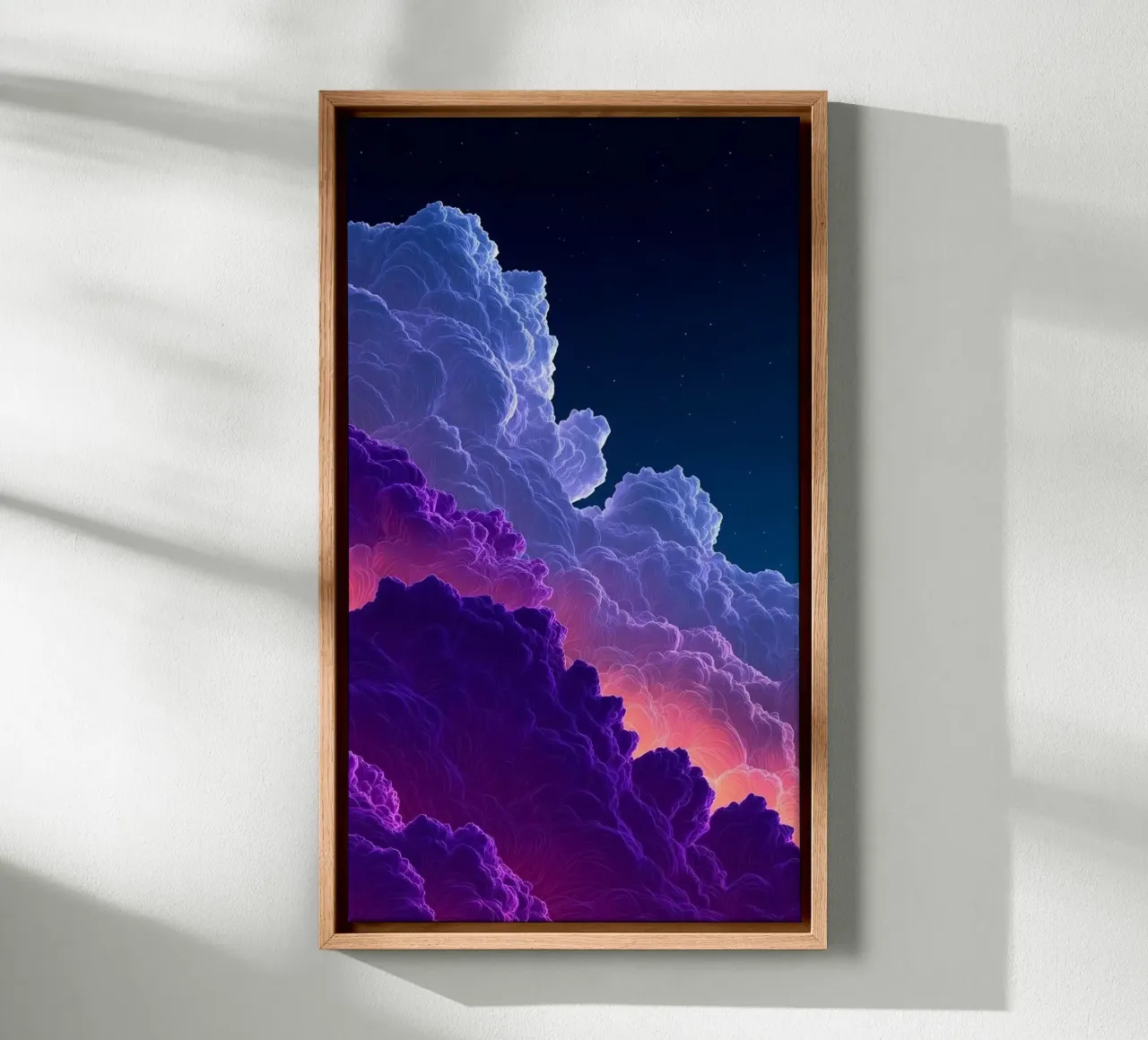 cloud wave gradient color tela da feny