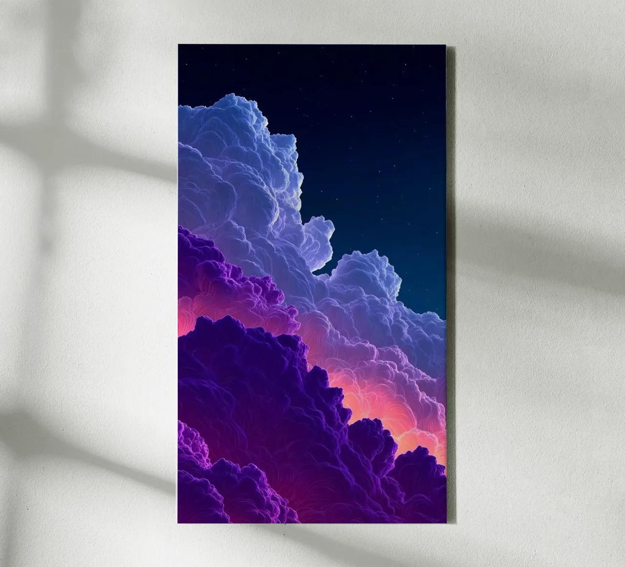 cloud wave gradient color tela da feny