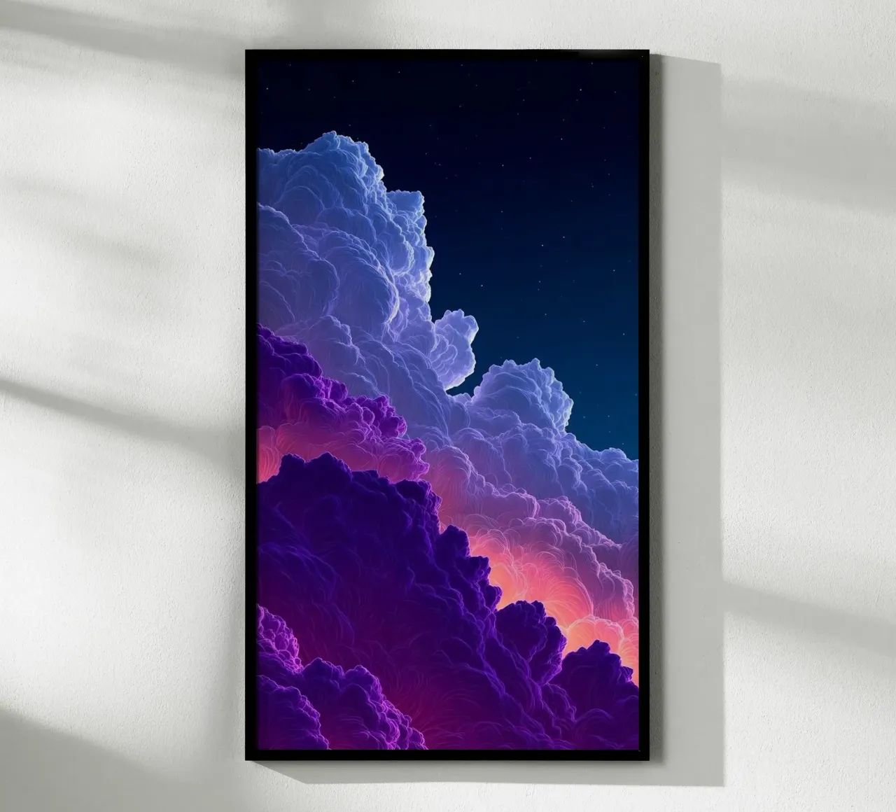 cloud wave gradient color poster da feny