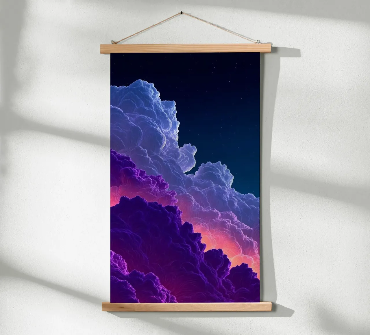 cloud wave gradient color poster da feny