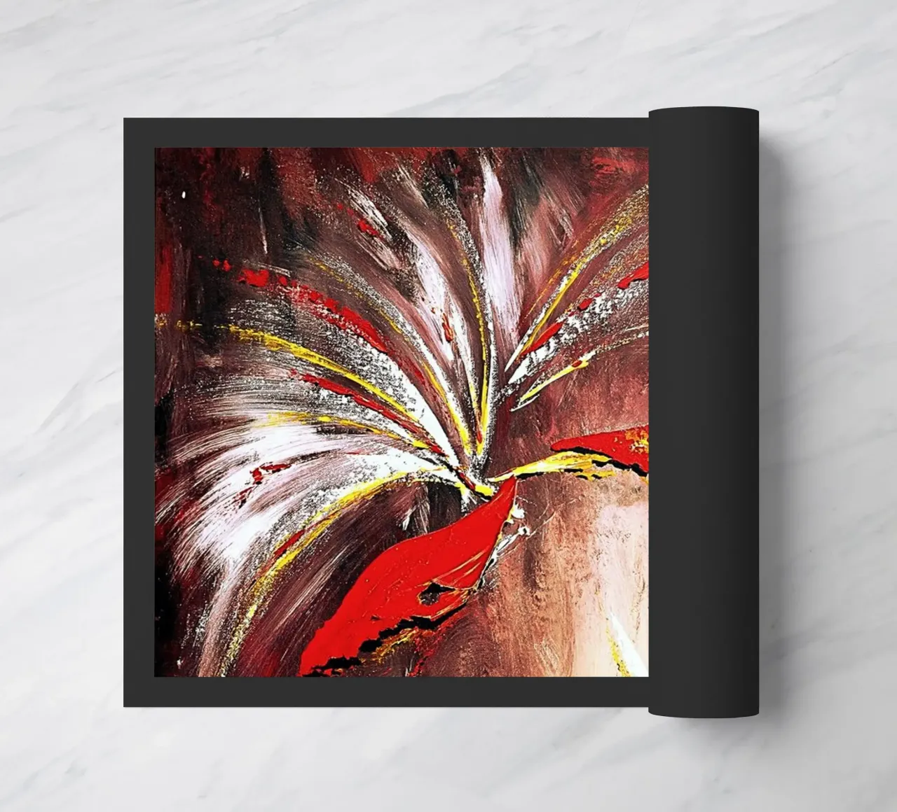 THE SECOND MILLENNIUM. zerbino da Thierry Vobmann Abstract painting