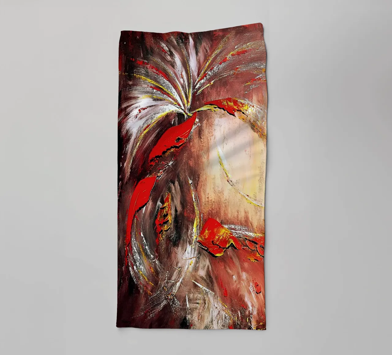 DAS ZWEITE JAHRTAUSEND. Handtuch von Thierry Vobmann Abstract painting