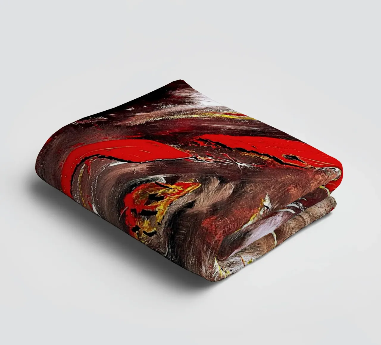 DAS ZWEITE JAHRTAUSEND. Handtuch von Thierry Vobmann Abstract painting