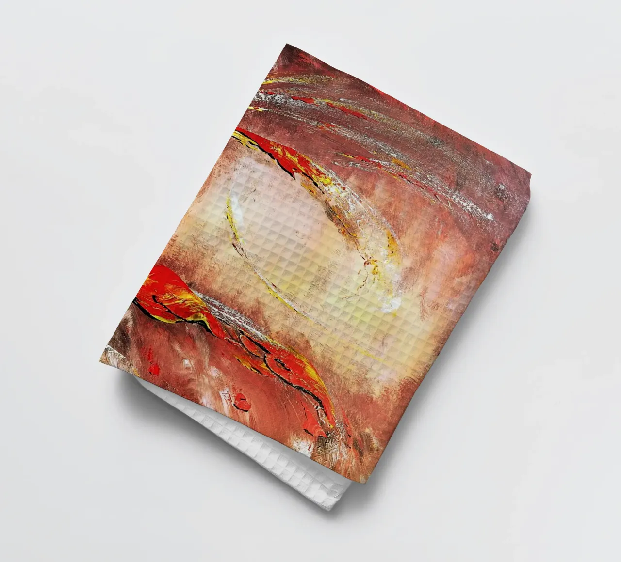DAS ZWEITE JAHRTAUSEND. Geschirrtuch von Thierry Vobmann Abstract painting