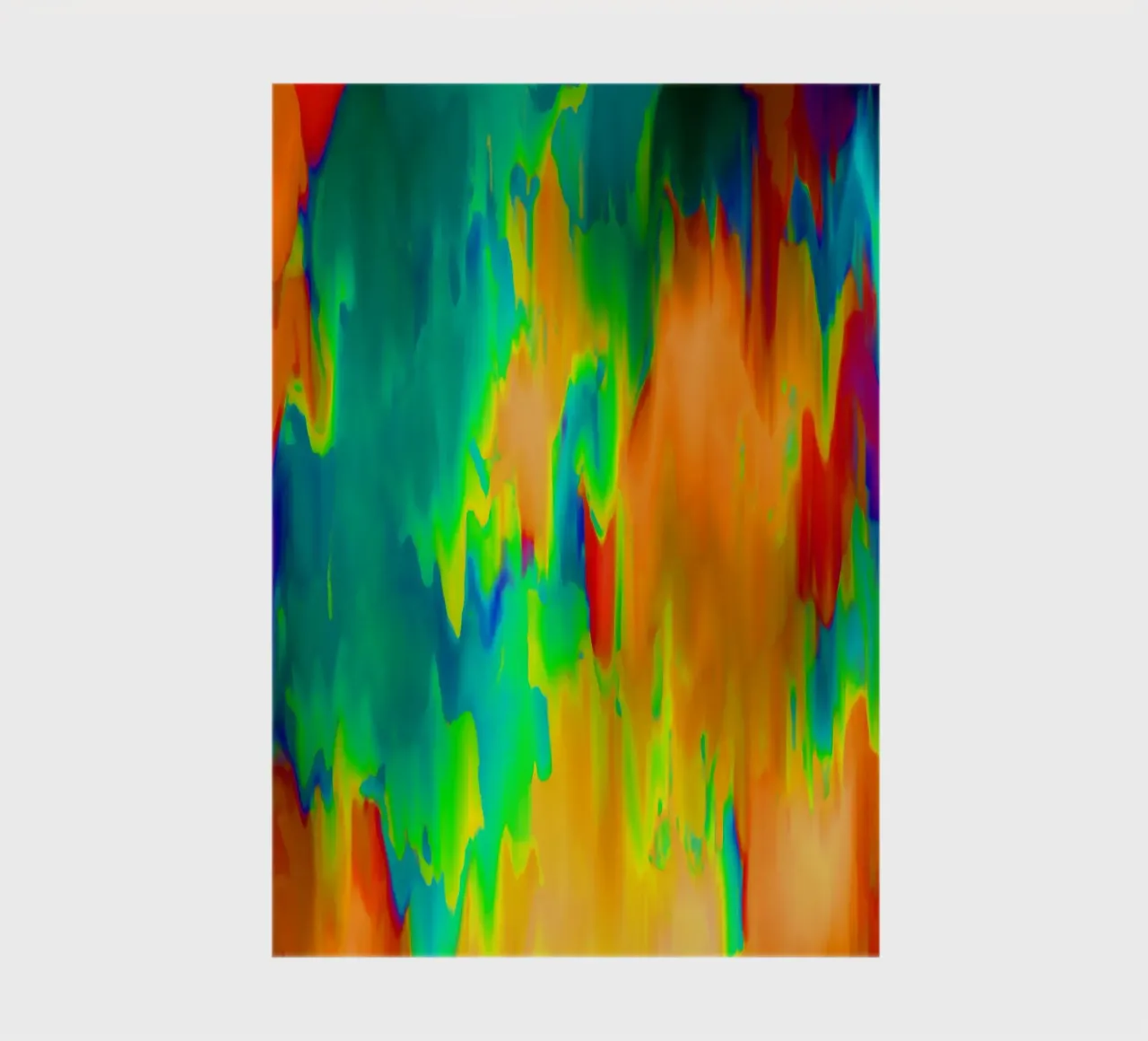 Bright, flowing colours - as if painted notebook by Gürsel Yesil Digital Art