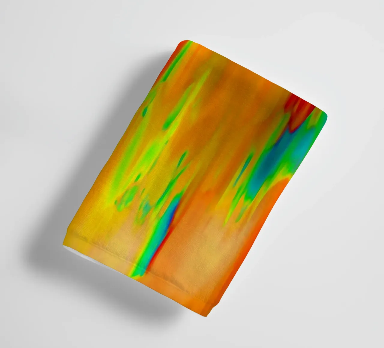 Bright, flowing colours - as if painted towel by Gürsel Yesil Digital Art