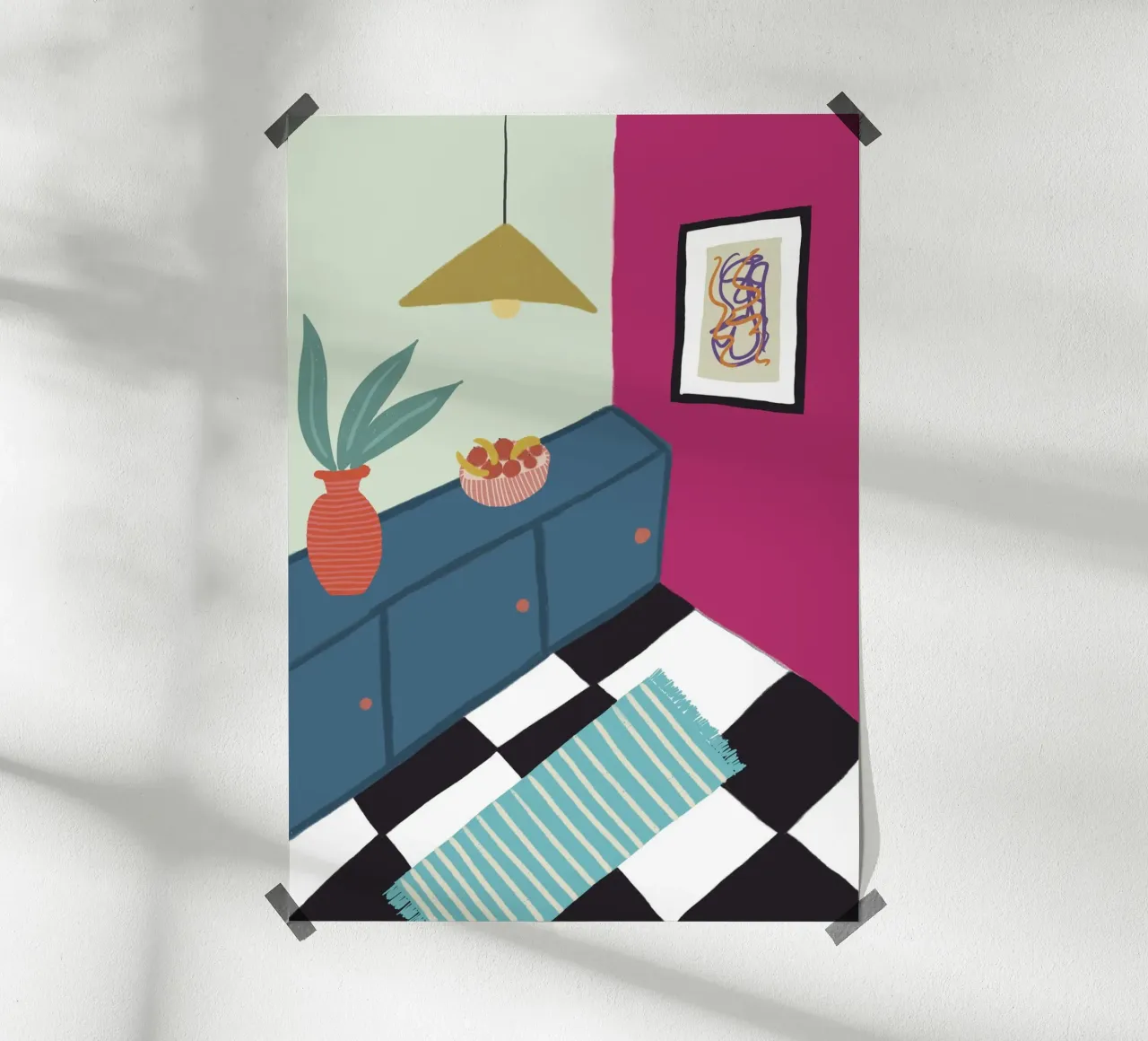 Living in Color - Lieblingsraum carta hahnemühle da Studio Cinnamon