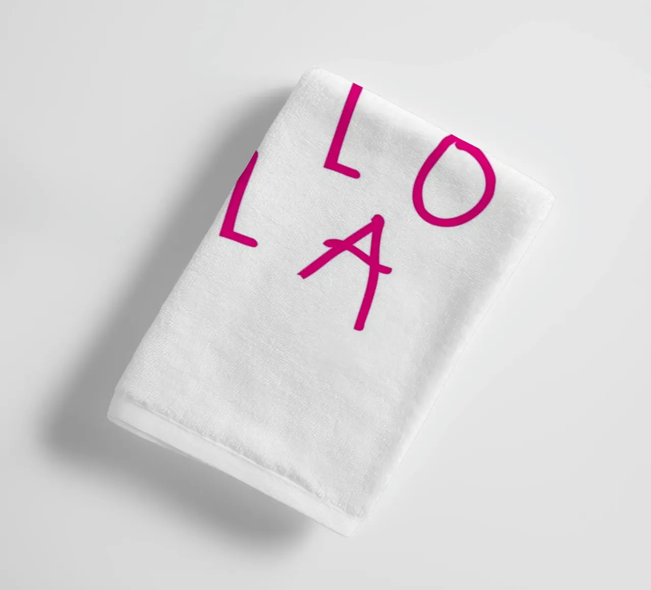 Hej Hey Hi Hello Typography asciugamano da bagno da Attaboy Dsgn
