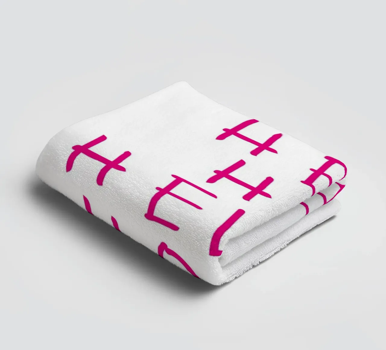 Hej Hey Hi Hello Typography asciugamano da bagno da Attaboy Dsgn