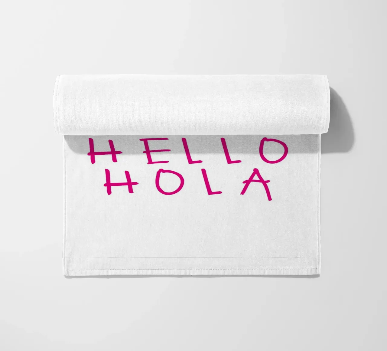 Hej Hey Hi Hello Typography telo mare da Attaboy Dsgn