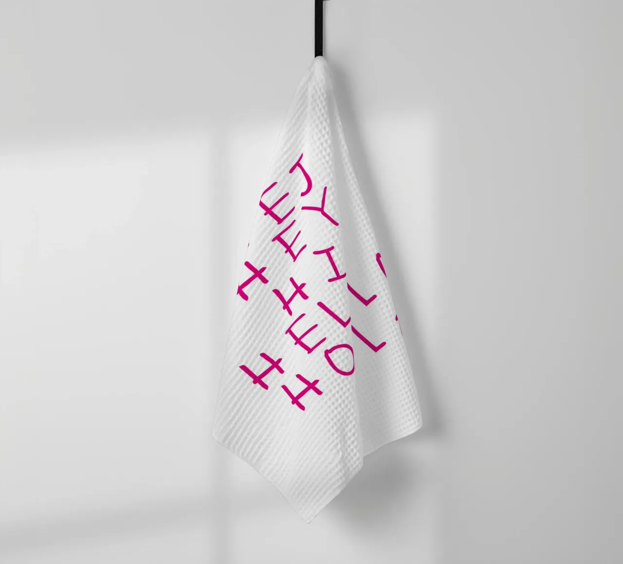 Hej Hey Hi Hello Typography canovaccio da cucina da Attaboy Dsgn