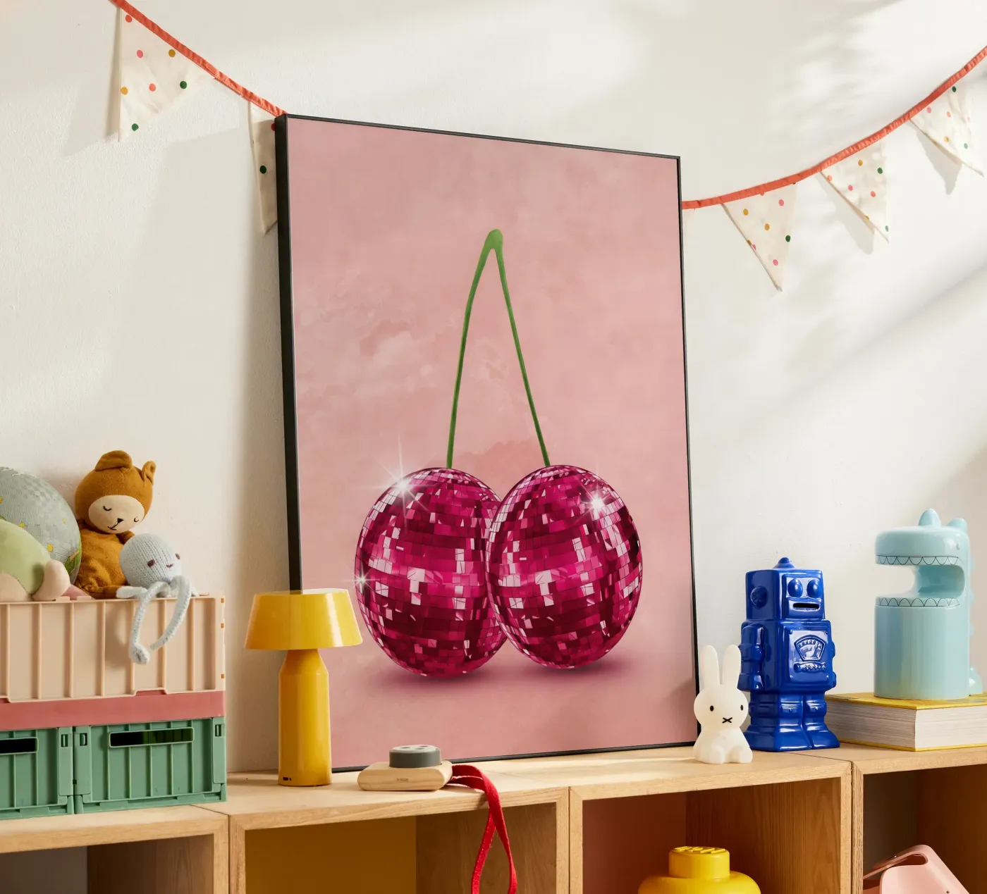 Disco Cherry alluminio dibond da Attaboy Dsgn