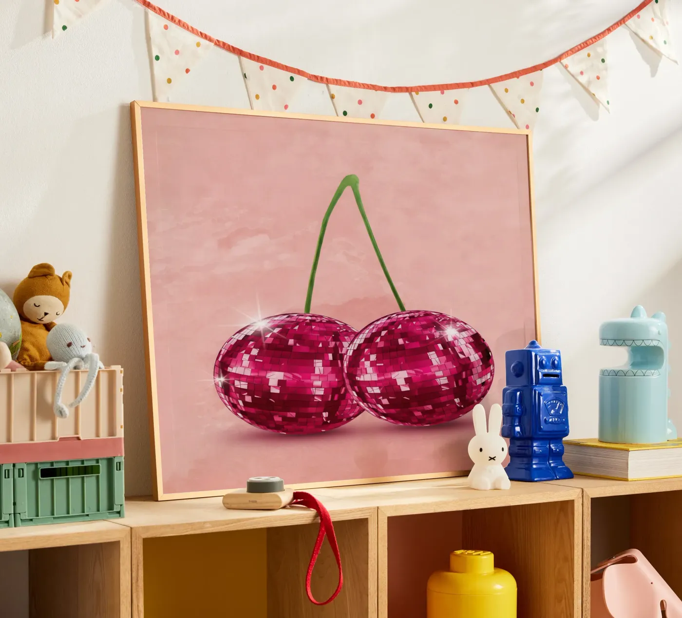 Disco Cherry poster by Attaboy Dsgn