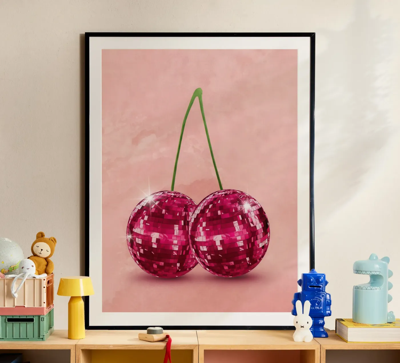 Disco Cherry poster by Attaboy Dsgn