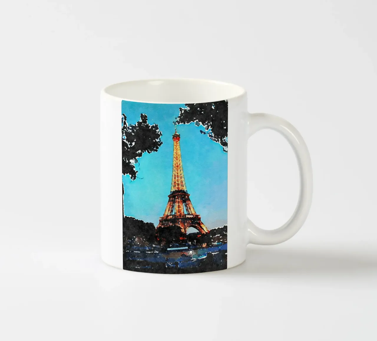Torre tazza in ceramica da Massimo Frascogna