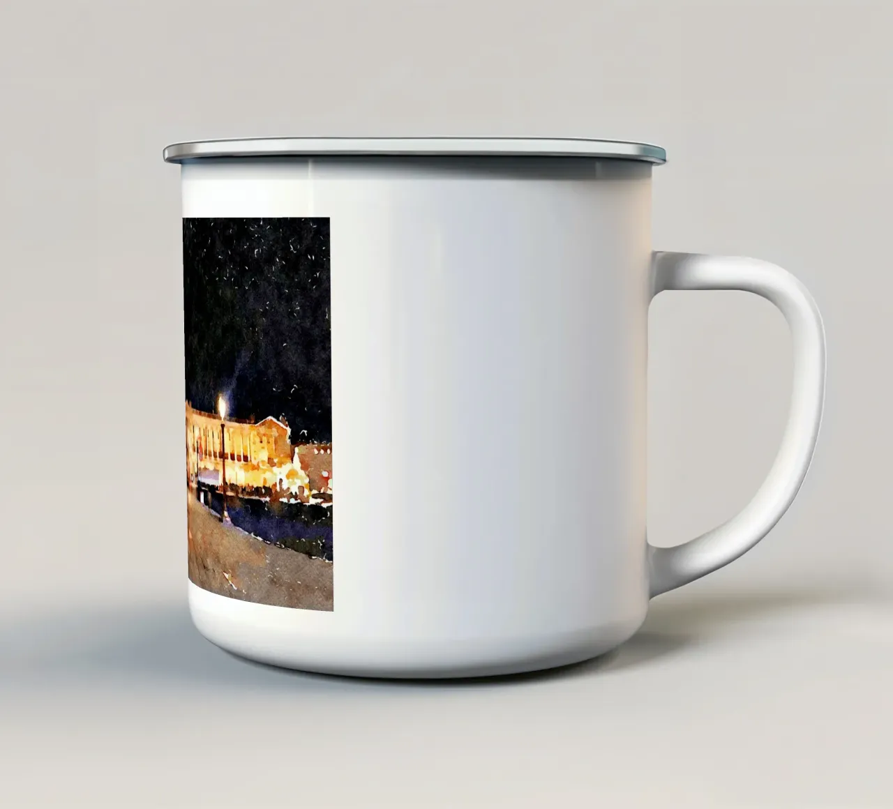 Parigi tazza in smalto da Massimo Frascogna
