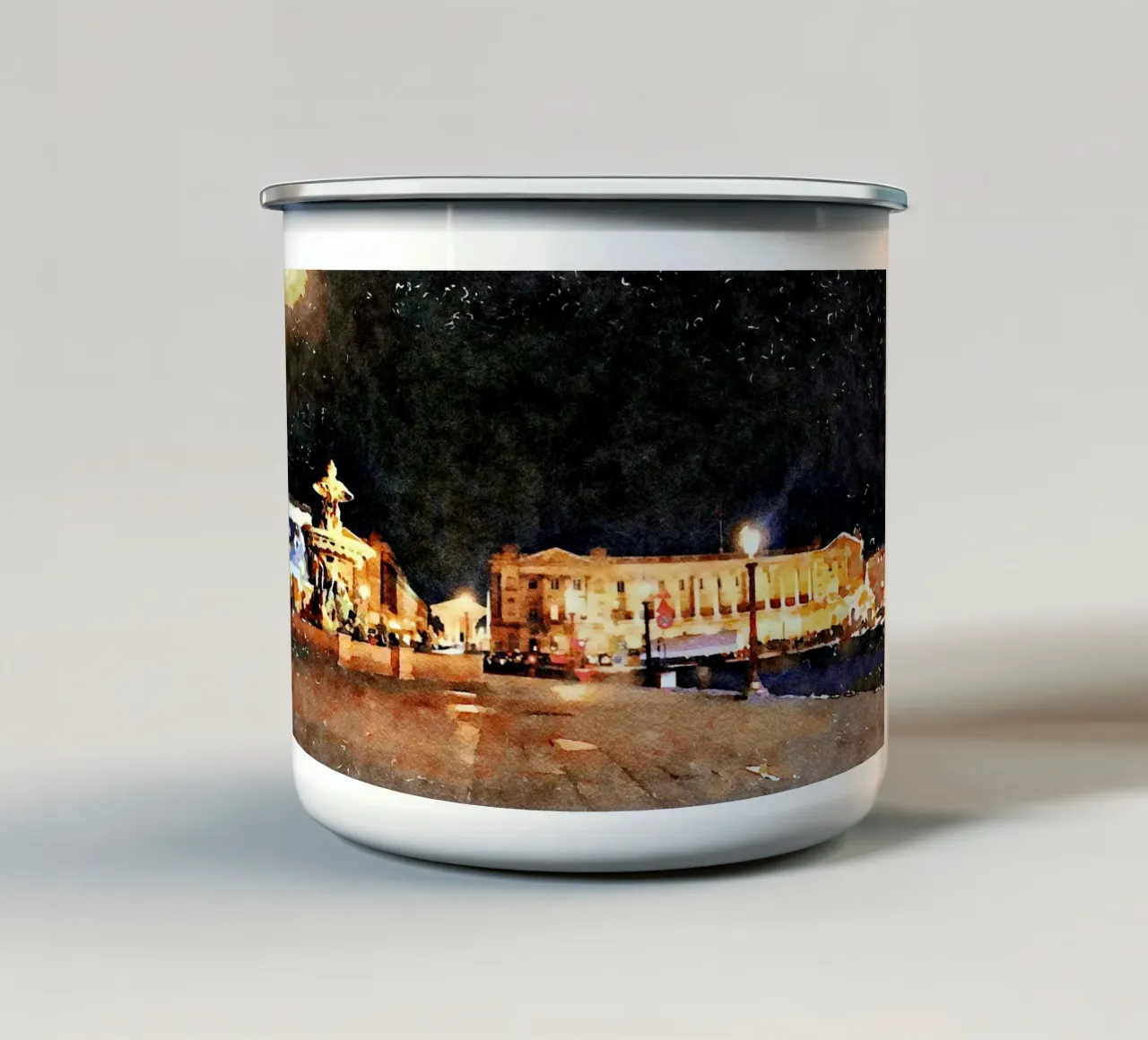 Parigi tazza in smalto da Massimo Frascogna