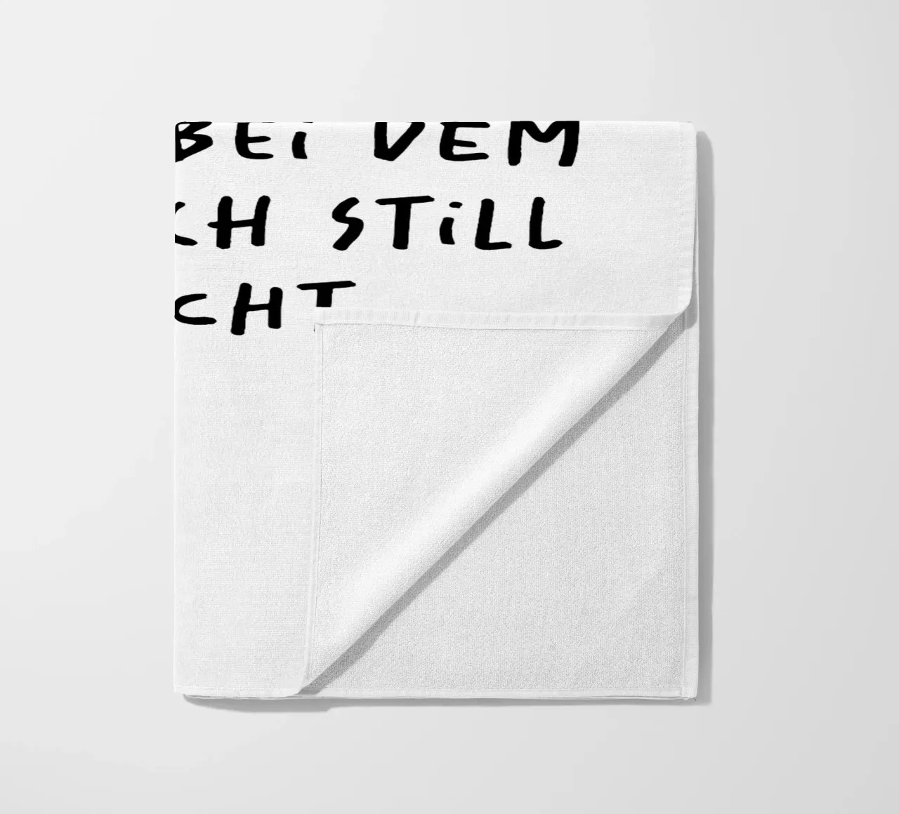 bleib bei dem was dich echt fühlen lässt.. telo mare da FRICKE DESIGN