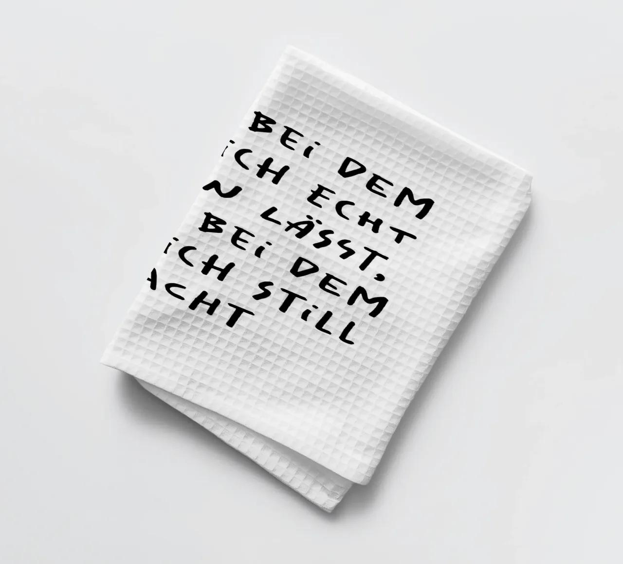 bleib bei dem was dich echt fühlen lässt.. canovaccio da cucina da FRICKE DESIGN