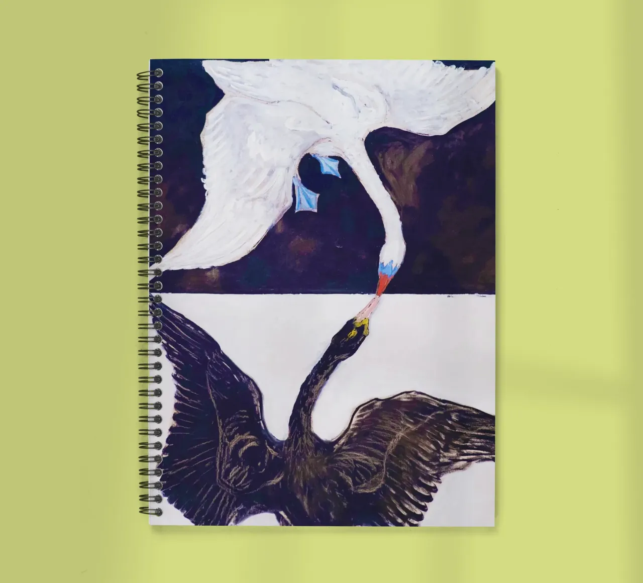 Hilma af Klint Group IX-SUW, The Swan, No. 1 (1915) spiral notebook by Jolie Prints