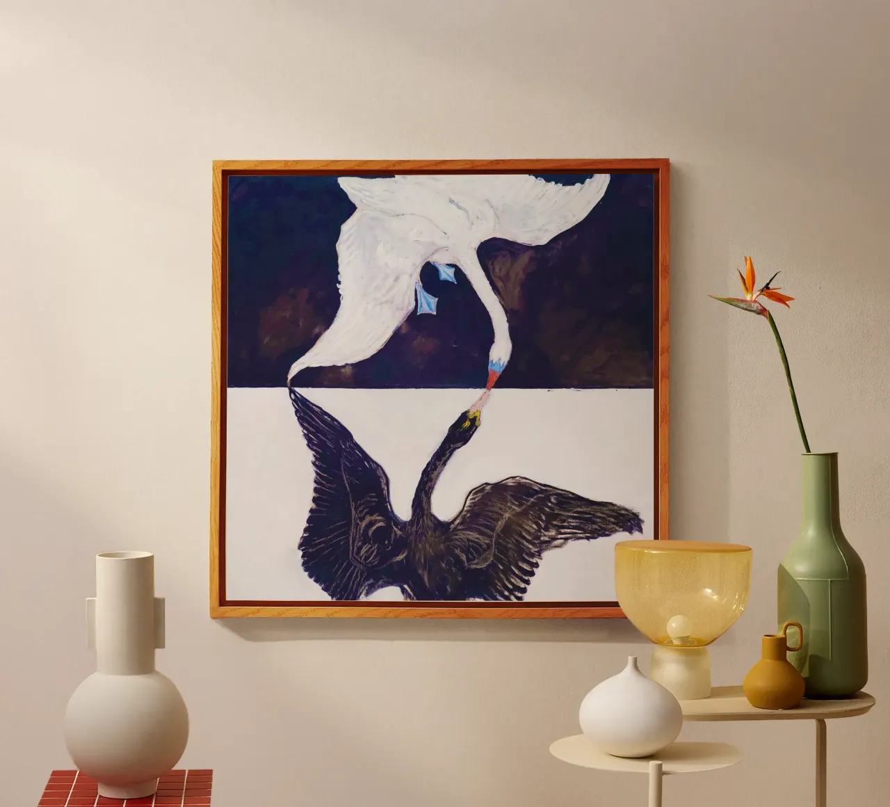 Hilma af Klint Groupe IX-SUW, Le Cygne, n° 1 (1915) plexiglas de Jolie Prints