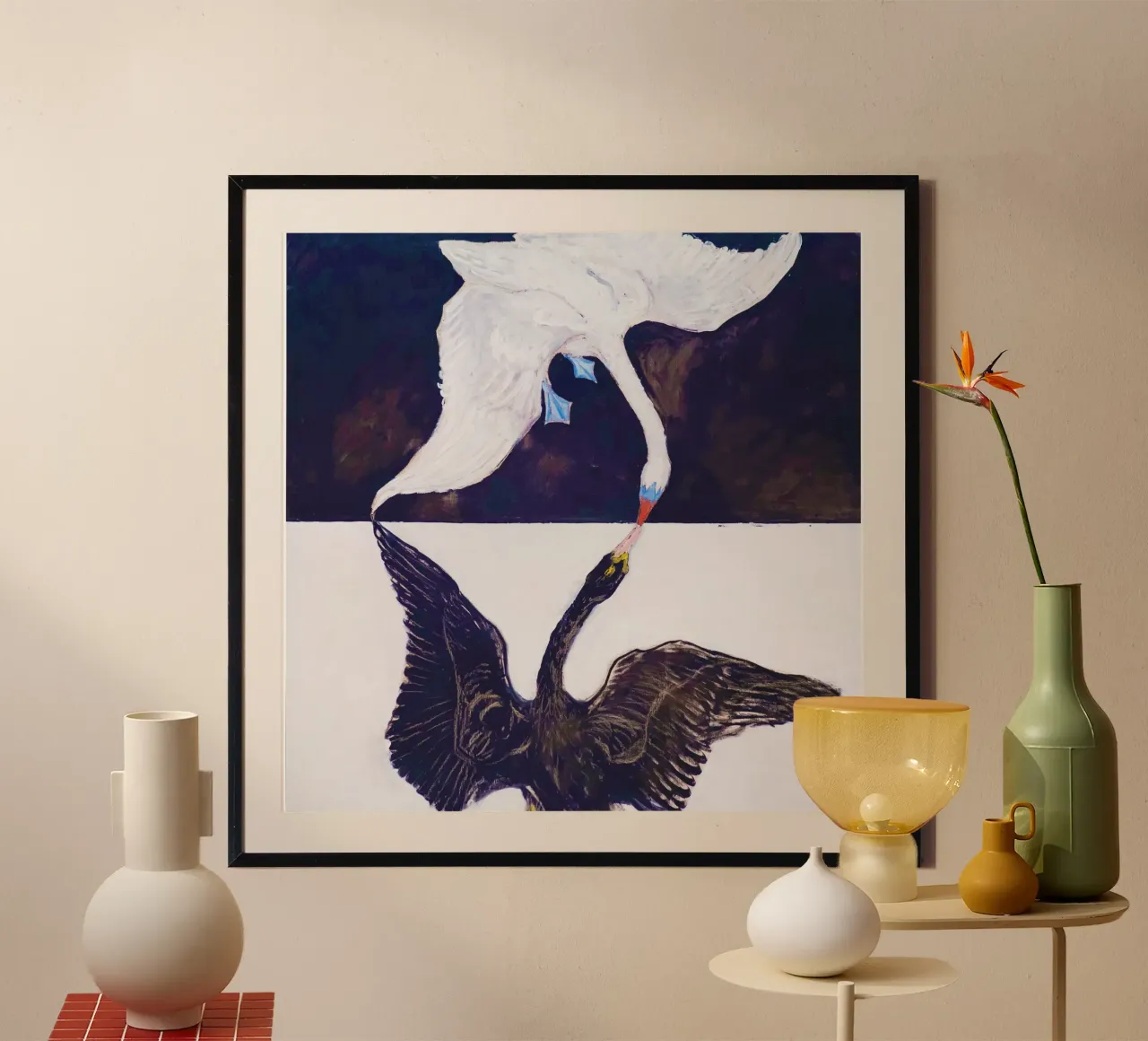 Hilma af Klint Groupe IX-SUW, Le Cygne, n° 1 (1915) hahnemühle de Jolie Prints