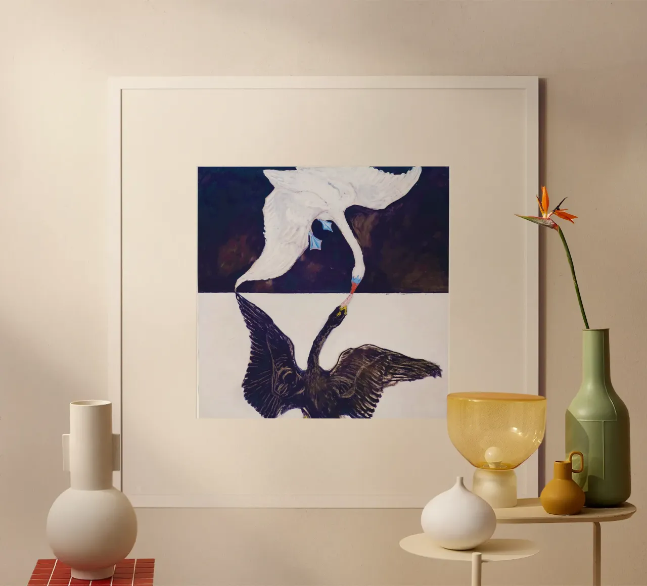 Hilma af Klint Groupe IX-SUW, Le Cygne, n° 1 (1915) hahnemühle de Jolie Prints