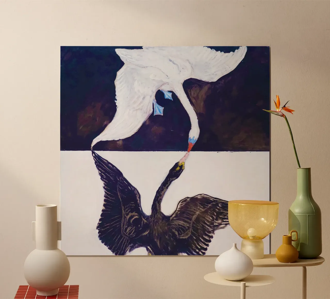 Hilma af Klint Groupe IX-SUW, Le Cygne, n° 1 (1915) hahnemühle de Jolie Prints