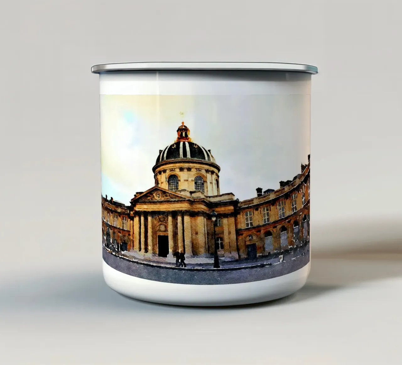 Parigi tazza in smalto da Massimo Frascogna