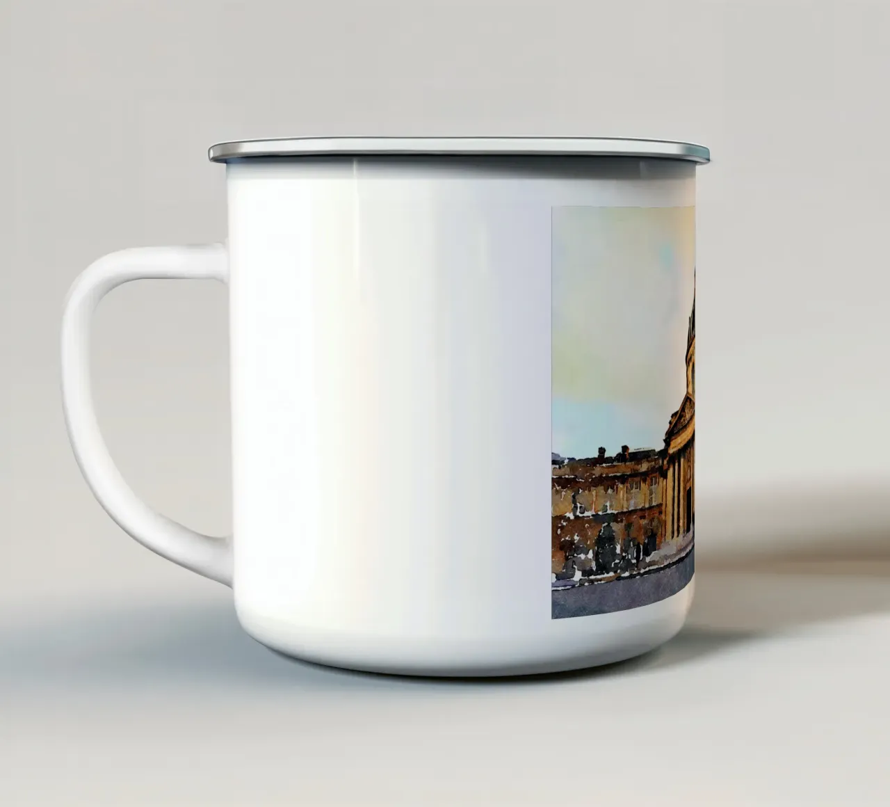 Parigi tazza in smalto da Massimo Frascogna