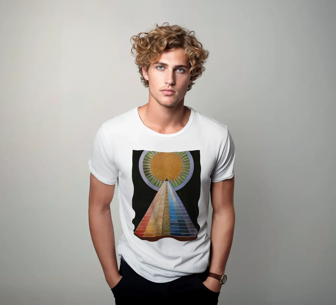 Hilma af Klint Retable n° 1 Groupe X (1915) t-shirt de Jolie Prints