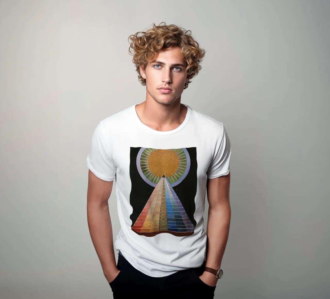 Hilma af Klint Retable n° 1 Groupe X (1915) t-shirt de Jolie Prints