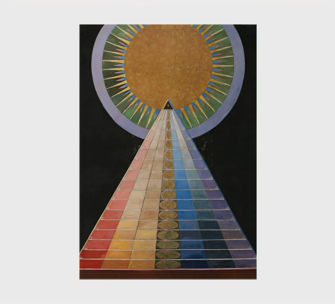 Hilma af Klint Retable n° 1 Groupe X (1915) carnet de notes de Jolie Prints
