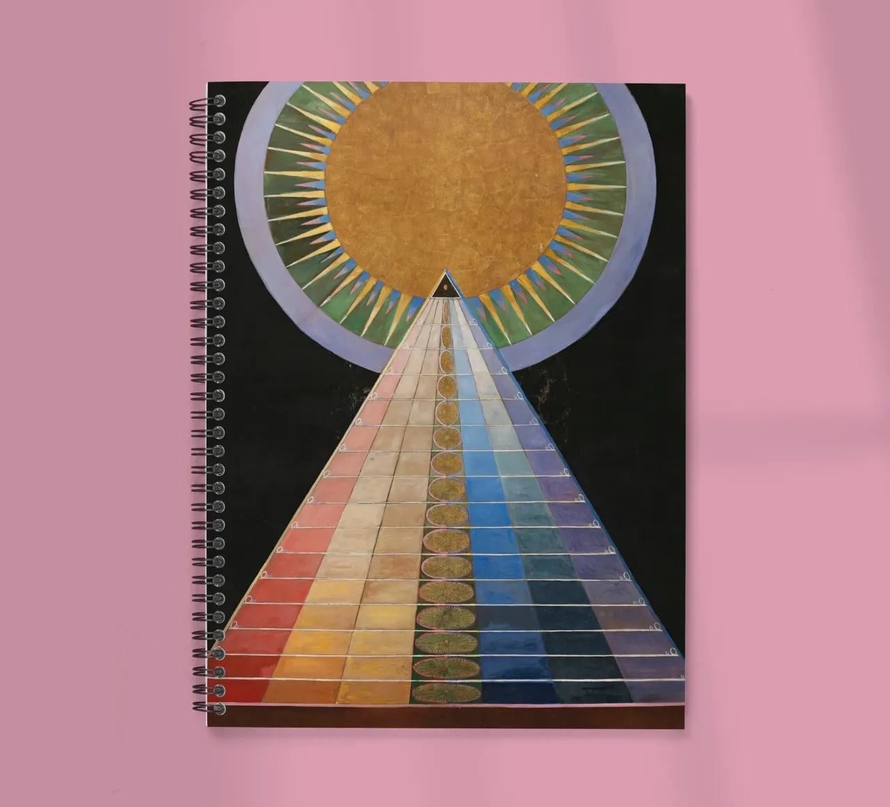 Hilma af Klint Retable n° 1 Groupe X (1915) carnet à spirale de Jolie Prints