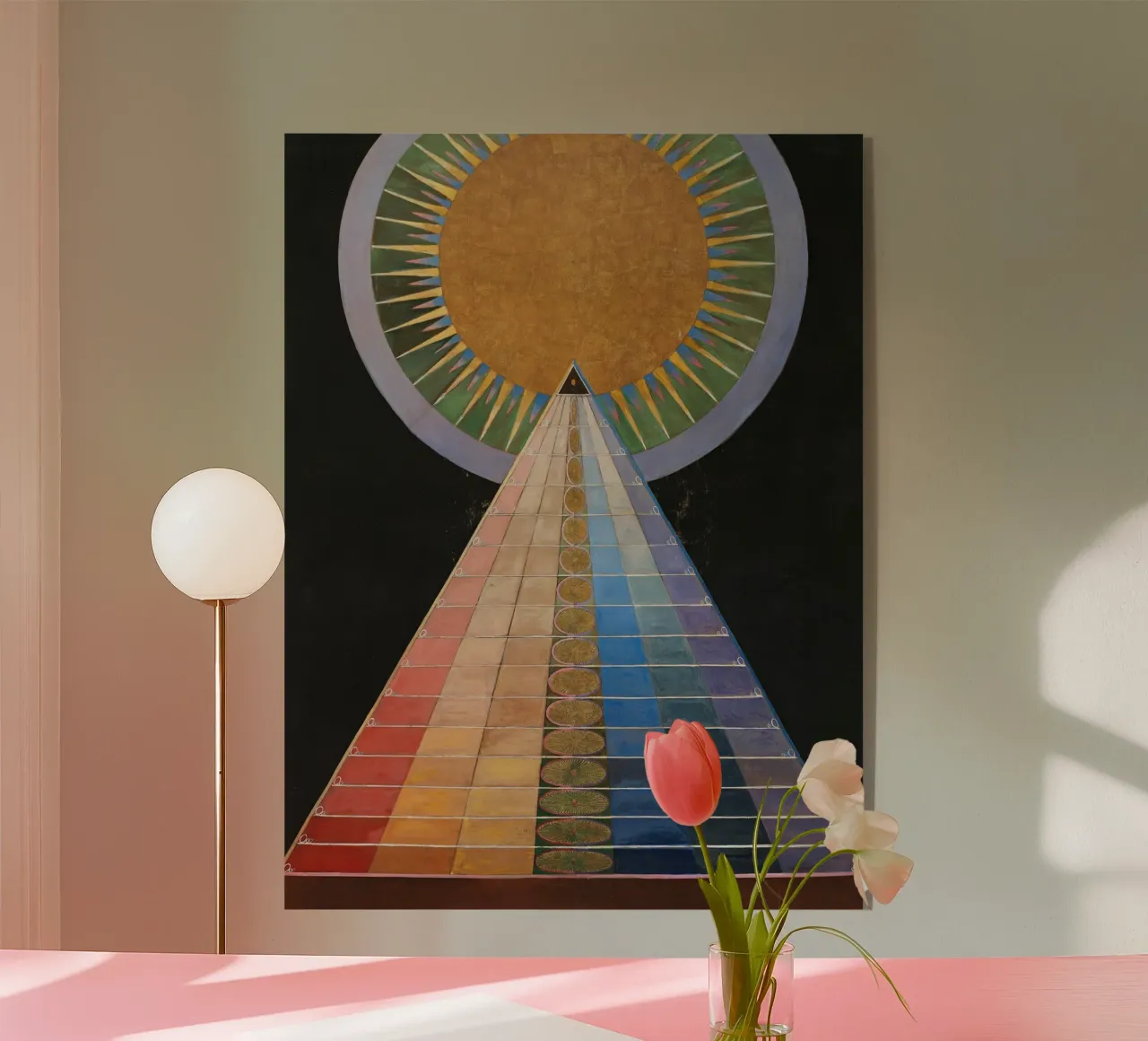 Hilma af Klint Retable n° 1 Groupe X (1915) plexiglas de Jolie Prints